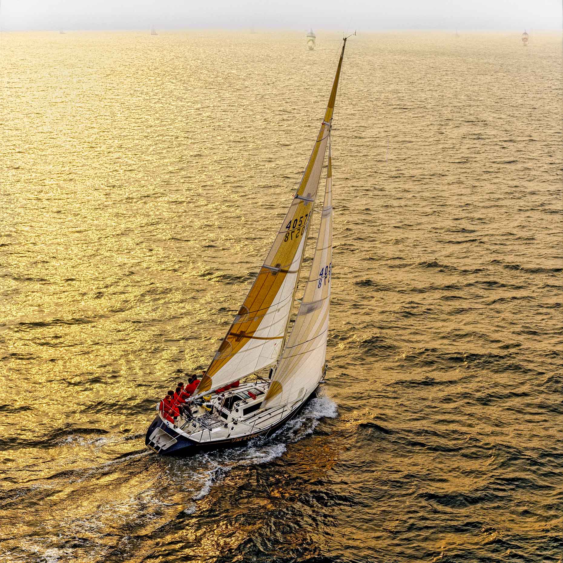 Yachting photography by aerial photographer Stefen Turner