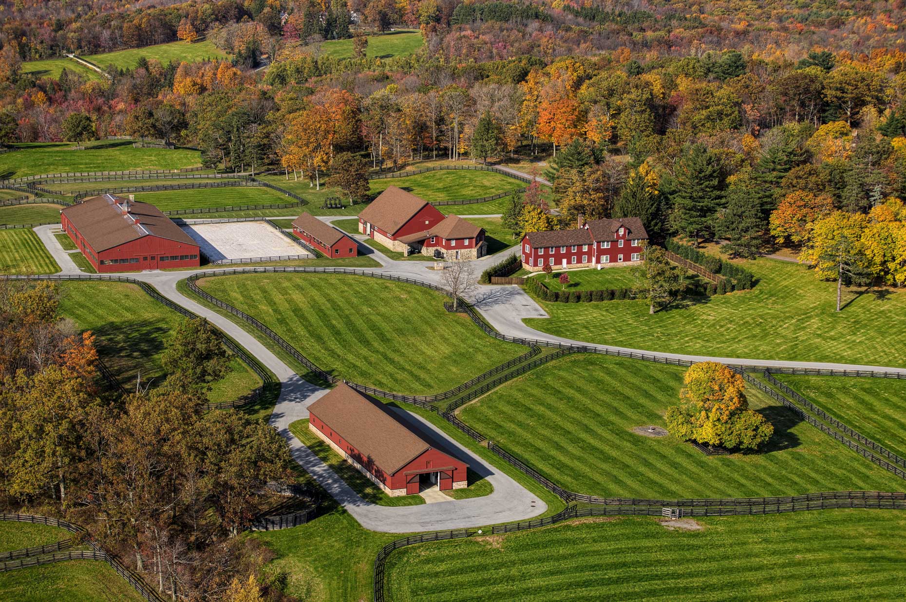 Equestrian Estates of Westchester County Aerial photography by Stefen Turne...