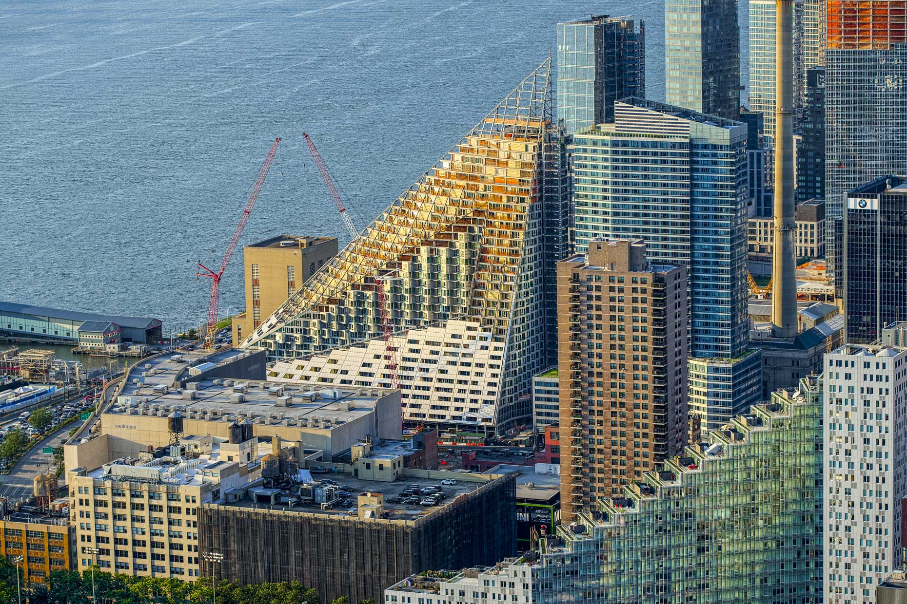 New York City aerial photography VIA 57 West in New York City | Client: Langan Engineering