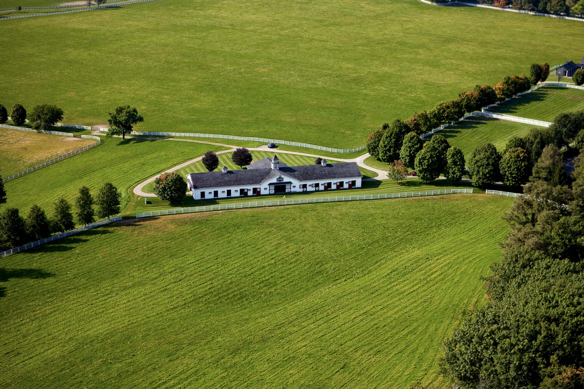 Aerial Photography of NY CT Horse Farms