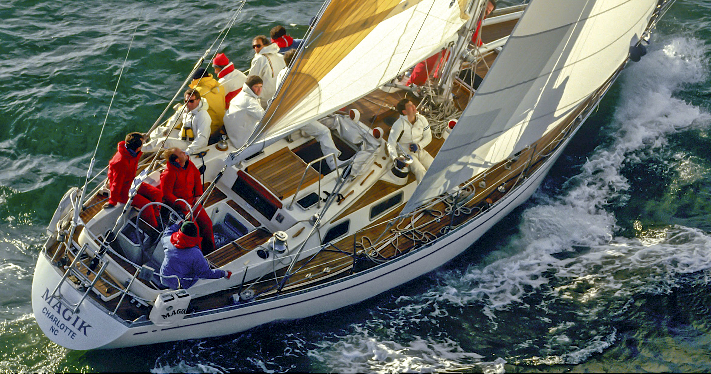 Yachting photography by aerial photographer Stefen Turner